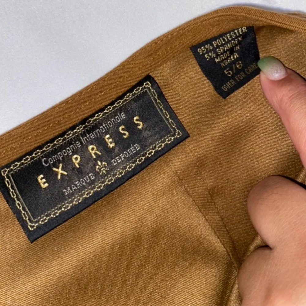 Vintage Express Faux Suede Skirt